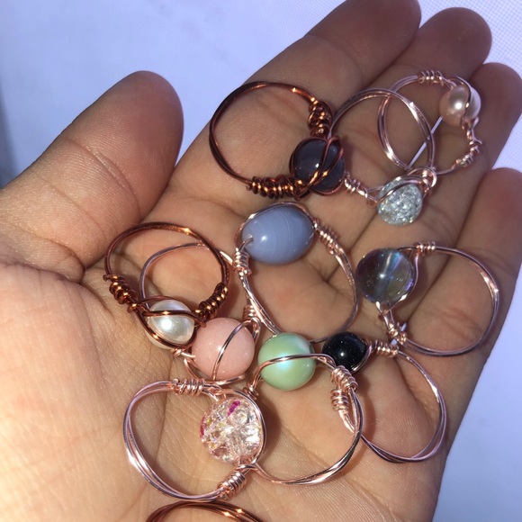 Wire wrap rings - Picture 3 of 5
